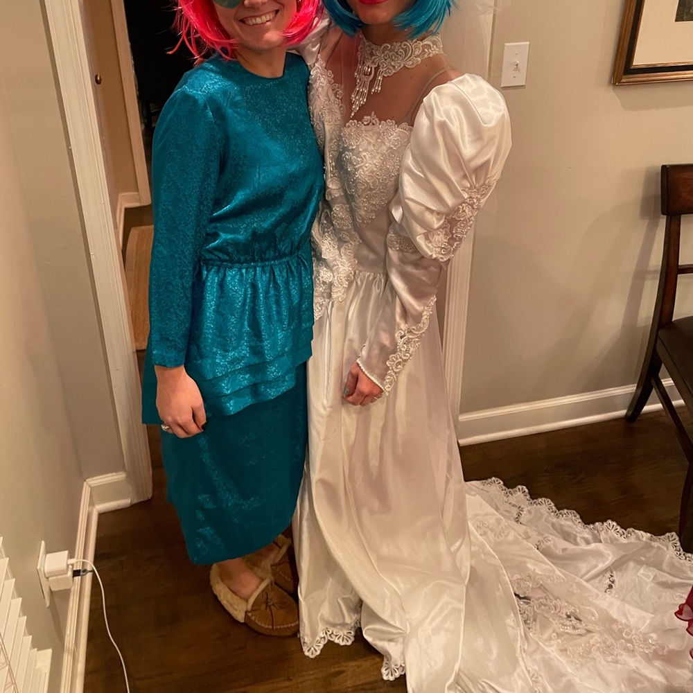 Fun vintage wedding dress
